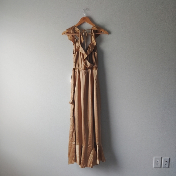 Show Me Your MuMu Copper Asymmetrical Dress - Picture 3 of 8